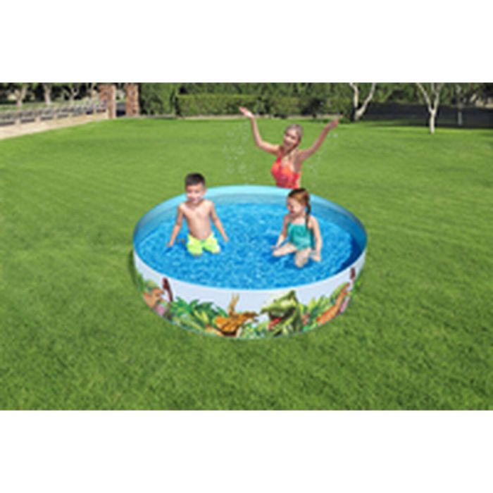 Bestway Piscine Rigide Enfant PVC Dinosaures 244x46 cm +3 Ans Jardin 55001 6 Bestway Piscine Rigide Enfant PVC Dinosaures 244x46 cm +3 Ans Jardin 55001 6