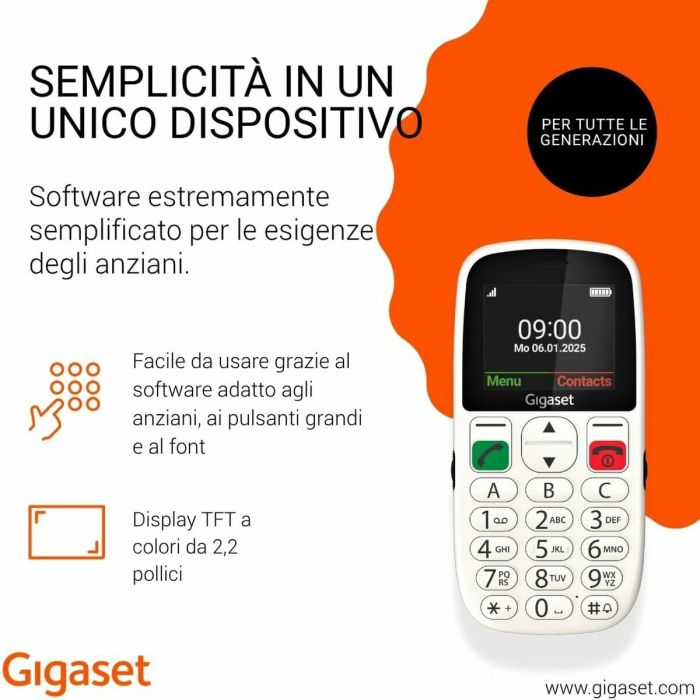 Smartphone Gigaset S30853-H1230-R103 2,2" 32 MB RAM Blanc 6