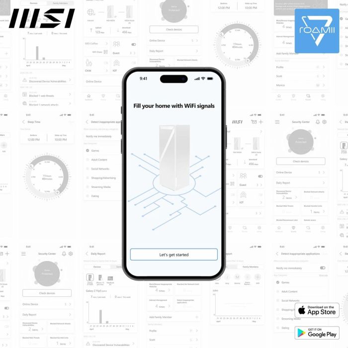 Router MSI 302-8ZD21EE-000 Blanc 5