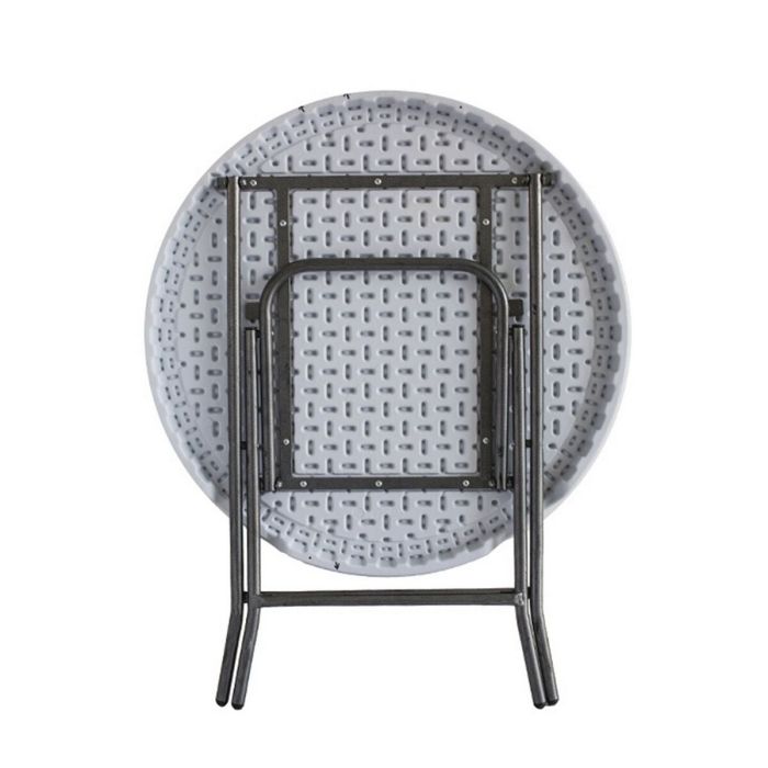 Table Piable Blanc HDPE 80 x 80 x 74 cm