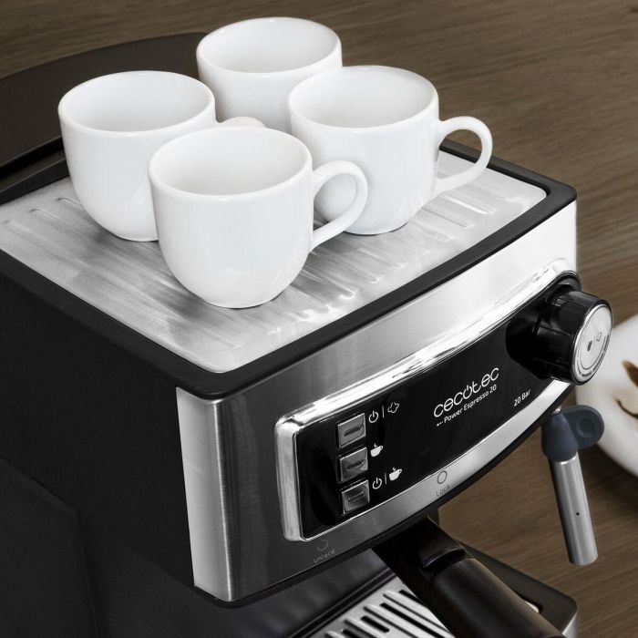 Cecotec Machine à Expresso Power Espresso 1350W 15bar 1,5L noir réservoir amovible 5
