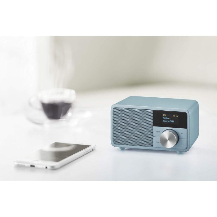 Radio Transistor Sangean DDR7 MINI Bleu FM Rétro 5