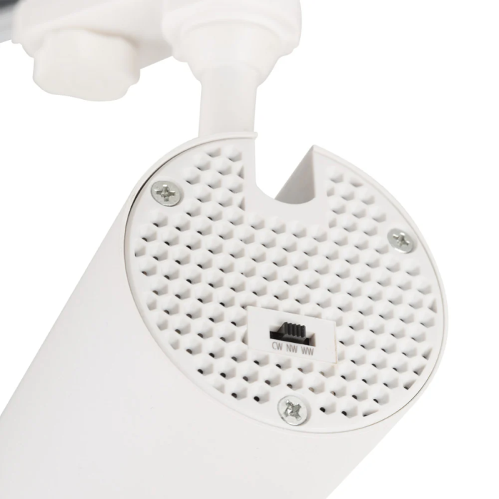 Spot de rail triphasé 30W COB réglable Flicker Free blanc CCT (3000-6000K) [1916-TL-30W-T-CCT] 1