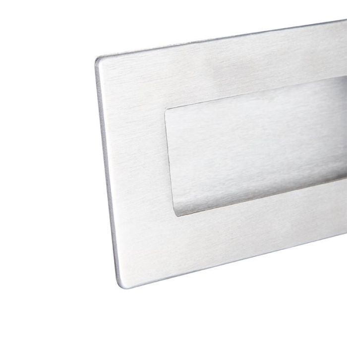 Tirador Uñero Para Puerta Corredera. 150X50. Inox304 Herrajes Alk 2