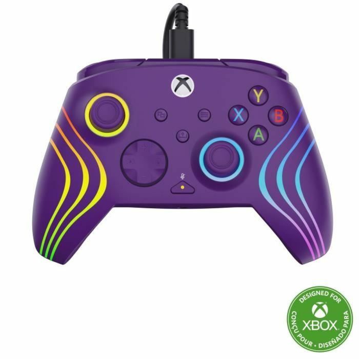 Turtle Beach Gamepad Afterglow Wave pour Xbox Series X|S, Xbox One & PC - RGB - Filaire - Violet TUR0840454400083