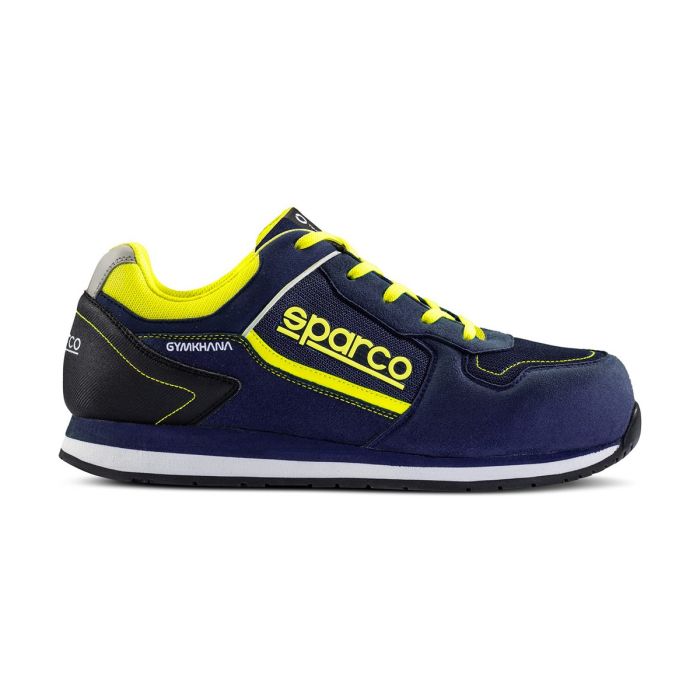 Sparco Gymkhana Dani Chaussures de sécurité Taille 45 Bleu Marine-Jaune S1P Src S0752745BMGF