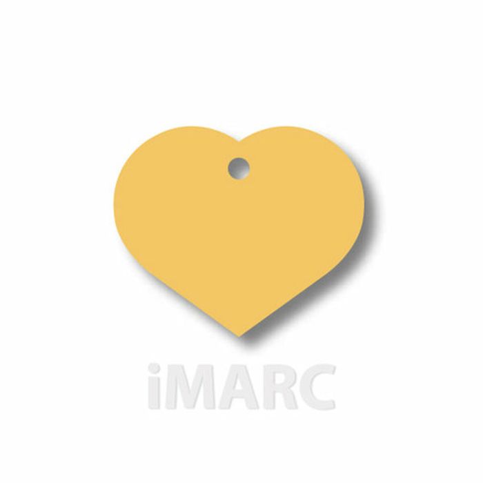Plaque d'identification Imarc Heart Jaune 1