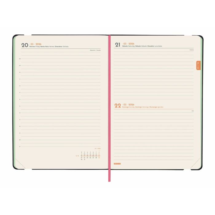 Agenda Finocam FLEXI JOY Bloom A5 14,8 x 21 cm 2026 4