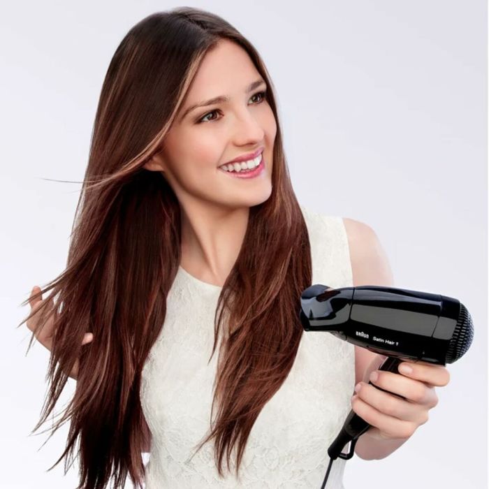 Sèche-cheveux Braun HD130 Noir 1200 W 1 Sèche-cheveux Braun HD130 Noir 1200 W 1