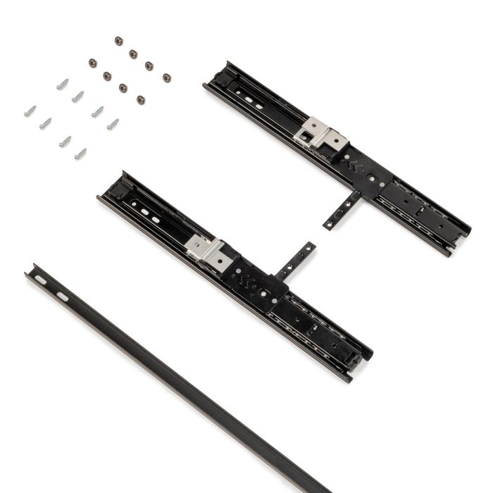 Emuca Miroir extractible pour l'intérieur de l'armoire, Peint en noir texturé, Acier et Plastique et Verre 7 Emuca Miroir extractible pour l'intérieur de l'armoire, Peint en noir texturé, Acier et Plastique et Verre 7