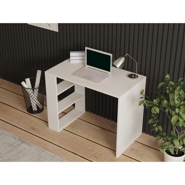 Bureau d'étude scandinave - COOL - Blanc - 90 x 70 x 50 cm 2