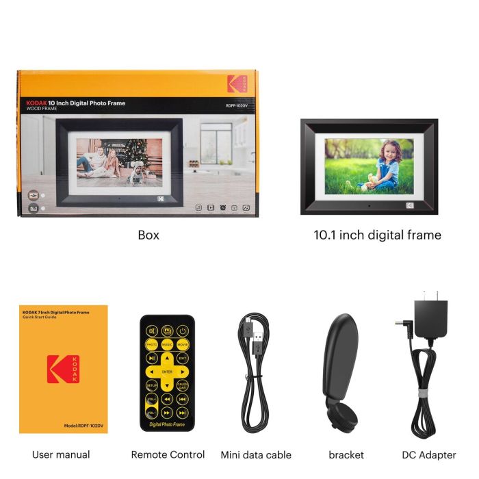 Cadre Photo Numérique Kodak RDPF1020B 2