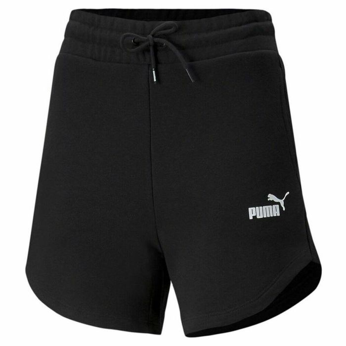 Pantalon de sport long Puma ESS Noir Femme 0 Pantalon de sport long Puma ESS Noir Femme 0