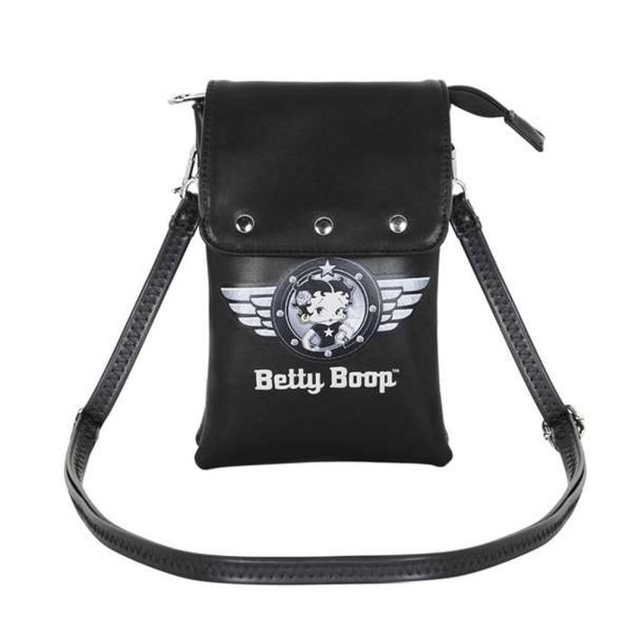 Sac pour téléphone portable Betty Boop Noir Sac pour téléphone portable Betty Boop Noir