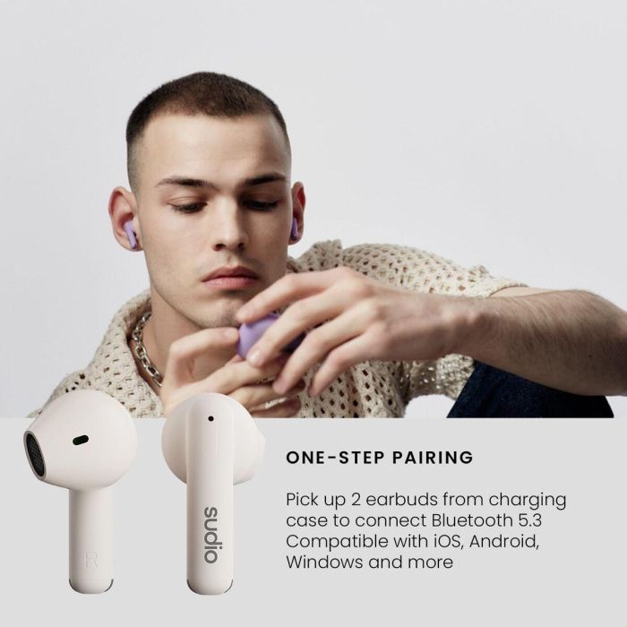 Écouteurs in Ear Bluetooth Sudio A1 True Wireless Blanc 8 Écouteurs in Ear Bluetooth Sudio A1 True Wireless Blanc 8