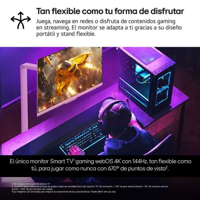 Écran LG 32G810SAW-W.EEU 4K Ultra HD 27" 1 Écran LG 32G810SAW-W.EEU 4K Ultra HD 27" 1