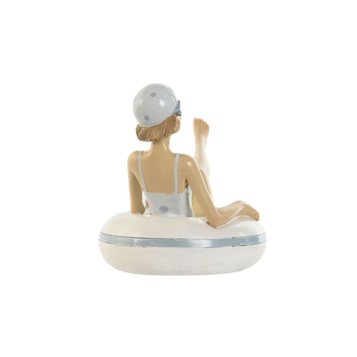 Figurine Décorative Home ESPRIT Blanc Bleu ciel méditerranéen 17,5 x 10 x 10,5 cm (2 Unités) 1 Figurine Décorative Home ESPRIT Blanc Bleu ciel méditerranéen 17,5 x 10 x 10,5 cm (2 Unités) 1
