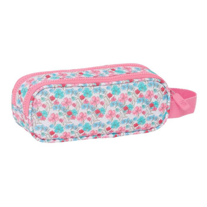 Trousse Fourre-Tout Double Moos Flores Multicouleur 21 x 8 x 6 cm 1 Trousse Fourre-Tout Double Moos Flores Multicouleur 21 x 8 x 6 cm 1