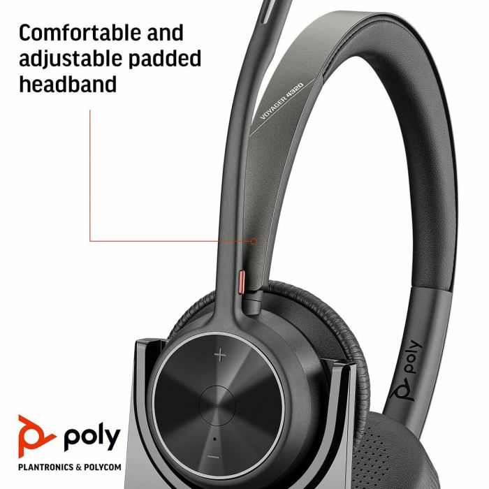 Casque Poly 77Y99AA Noir 4 Casque Poly 77Y99AA Noir 4
