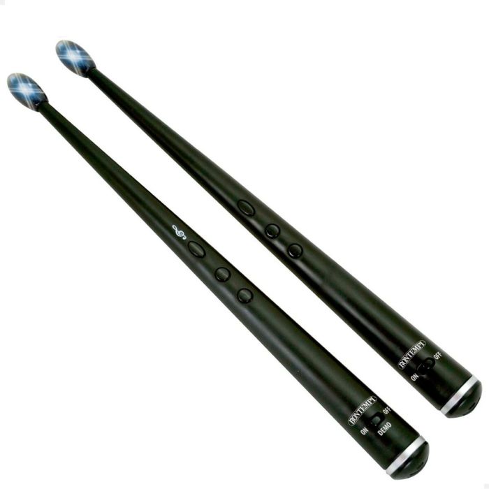 Baguettes de tambour Bontempi Electriques Noir Lumière 5 Baguettes de tambour Bontempi Electriques Noir Lumière 5