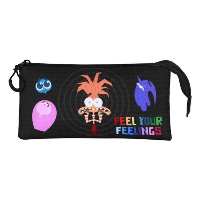 Trousse Fourre-Tout Triple Inside Out Noir 5