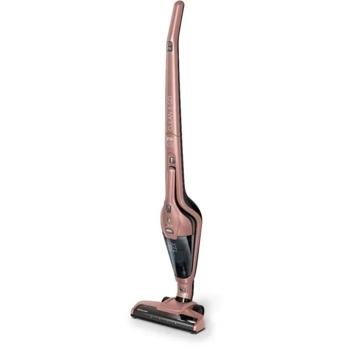 Sencor SVC 0605RS Aspirateur 3 en 1 sans fil avec brosse rotative, unité portative et filtre HEPA - Autonomie 45 min