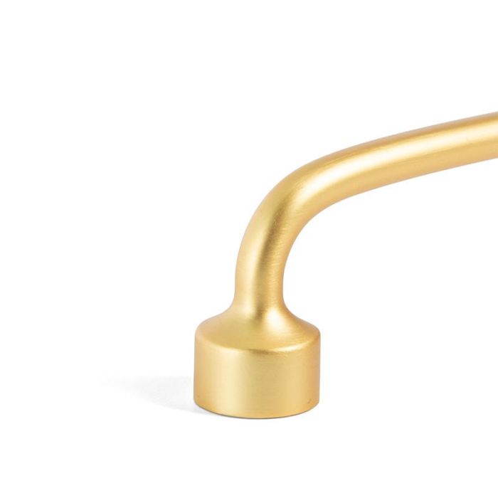 Tirador Zamak Modelo Floid Distancia 192 Acabado Oro Cepillado Viefe 2