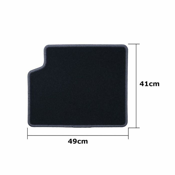 Set de tapis de voitures OCC Motorsport OCCTY0014GD Noir Gris foncé Toyota Corolla Velours 1