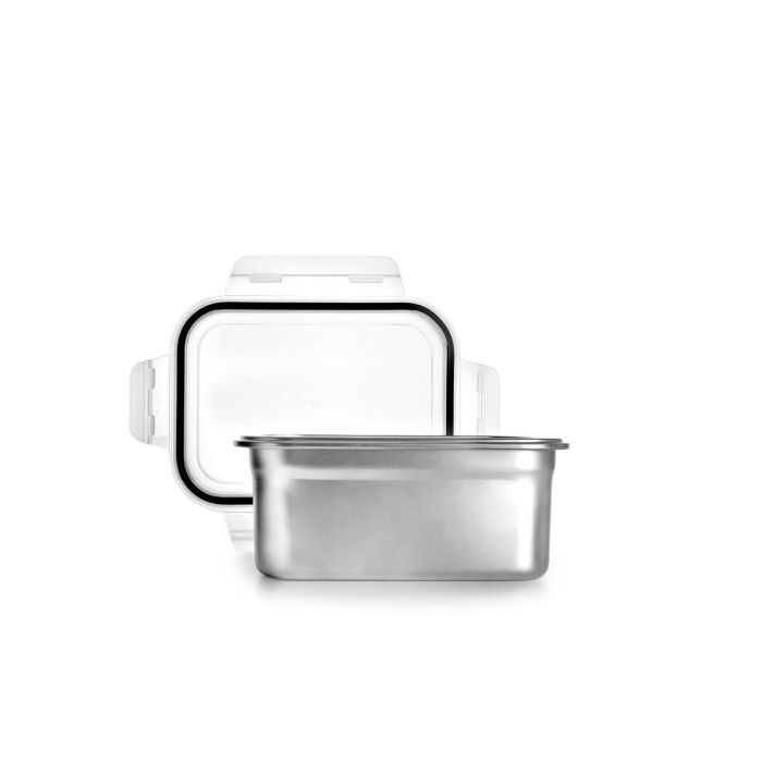 Boîte à lunch Ibili 669316 Gris Acier inoxydable Rectangulaire 1,6 L 1