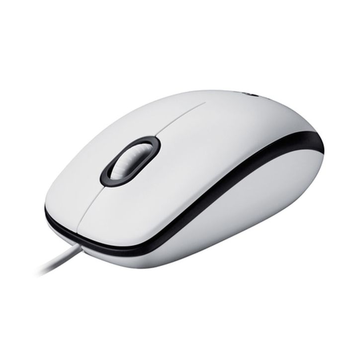 Souris avec Câble et Capteur Optique Logitech M100 Blanc 1000 dpi 1