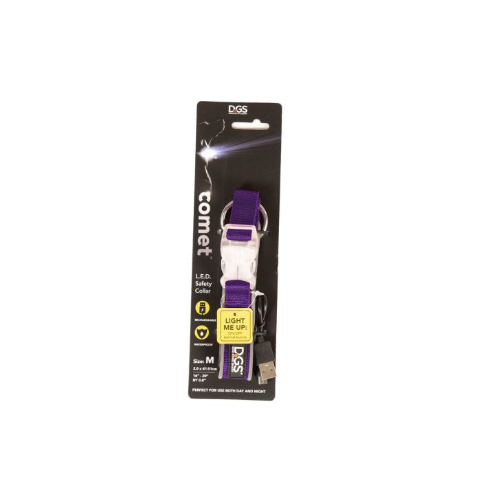 Collier pour Chien Dog Gone Smart Violet 12 Lumière 1