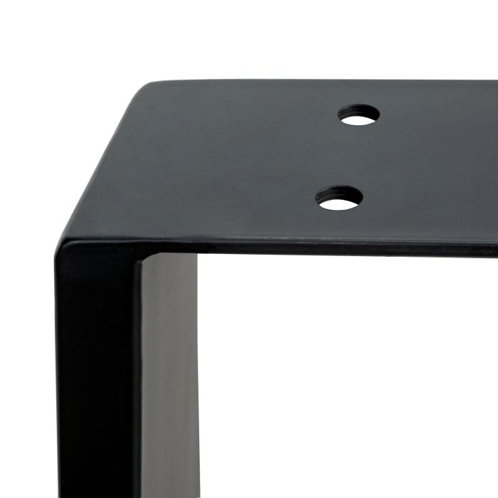 Emuca Jeu de pieds rectangulaires Square pour table, largeur 600mm, Acier, Peint en noir 5 Emuca Jeu de pieds rectangulaires Square pour table, largeur 600mm, Acier, Peint en noir 5