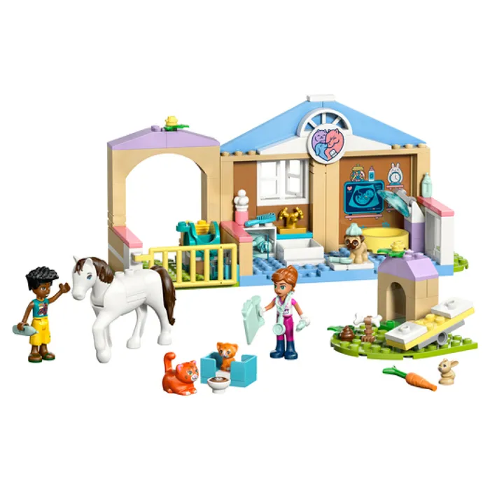 Lego Friends 42696 - La Clinique Vétérinaire - Jeu de Construction avec Mini-Poupées, Animaux et Accessoires - Cadeau pour Fille ou Garçon 4 Ans et Plus Lego Friends 42696 - La Clinique Vétérinaire - Jeu de Construction avec Mini-Poupées, Animaux et Accessoires - Cadeau pour Fille ou Garçon 4 Ans et Plus