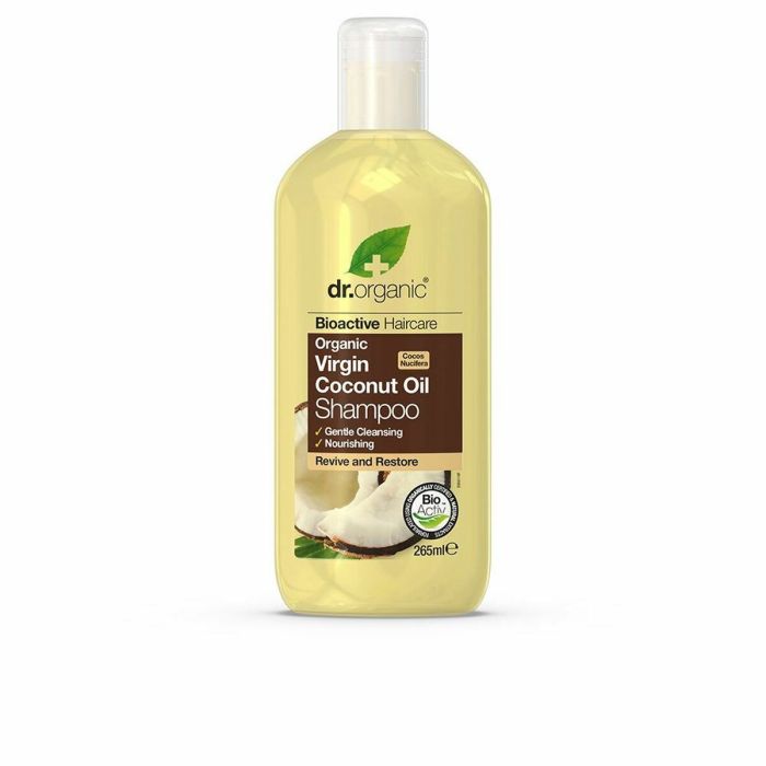 Dr. Organic Shampoing Huile de Coco Vierge Bio 265 ml