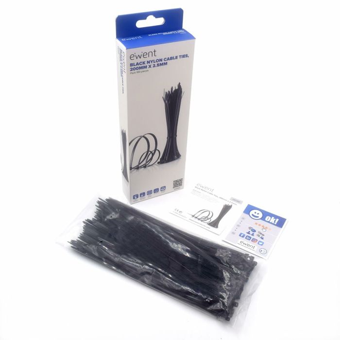 Câble de Rallonge Ewent EW1564 0,8 mm 100 Pièces (100 Unités) 2 Câble de Rallonge Ewent EW1564 0,8 mm 100 Pièces (100 Unités) 2