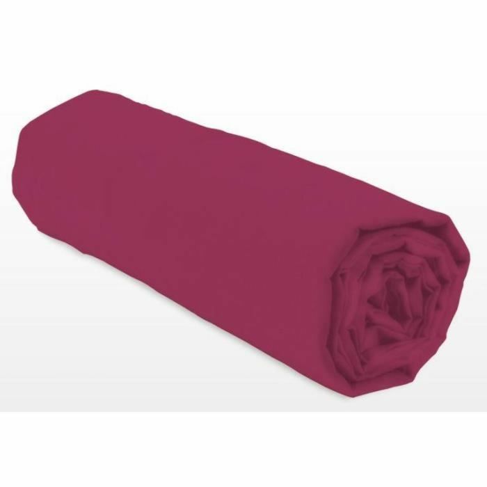Drap housse Lovely Home LH71610 Fuchsia Rose 180 x 200 + 30 cm 3