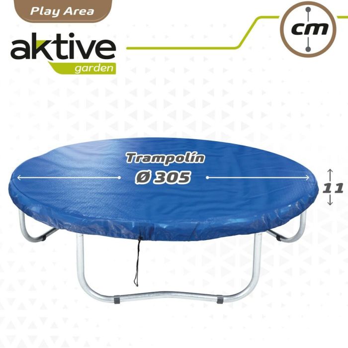 Toile de protection Aktive Trampoline Bleu Ø 305 cm (6 Unités) 1