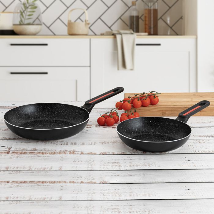 Poêle Quid Tentacion Noir Métal Aluminium estampé Ø 24 cm Ø 20 cm (2 Unités) 3 Poêle Quid Tentacion Noir Métal Aluminium estampé Ø 24 cm Ø 20 cm (2 Unités) 3