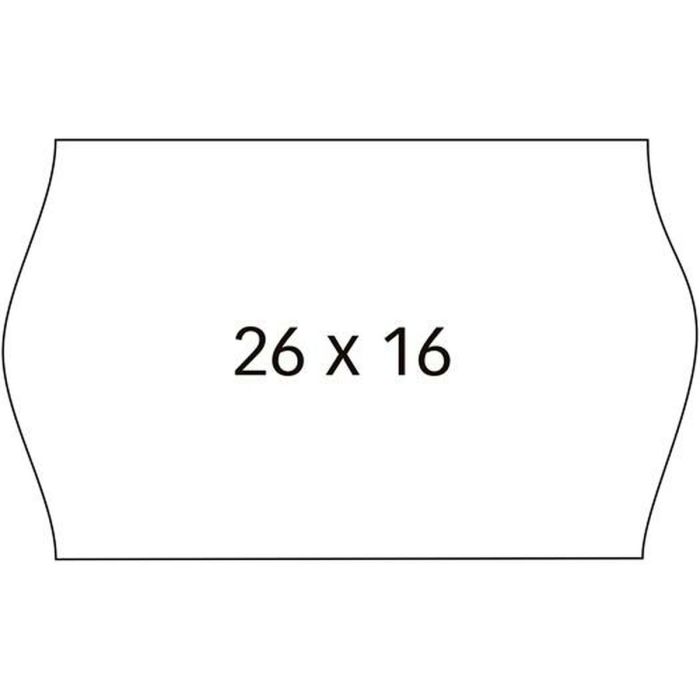 Rouleau d'Étiquettes Apli Blanc 26 x 16 mm 6 Pièces (30 Unités) 1 Rouleau d'Étiquettes Apli Blanc 26 x 16 mm 6 Pièces (30 Unités) 1