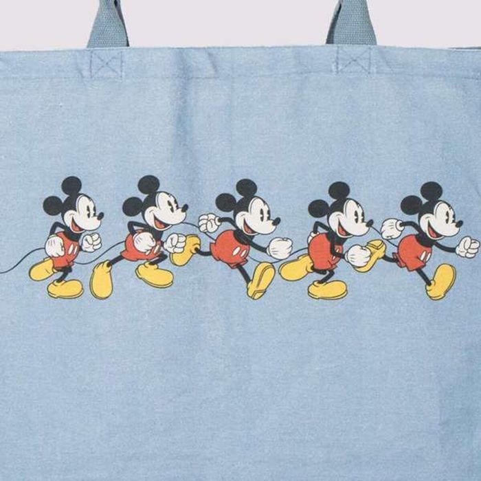 Sac à Achats Mickey Mouse Bleu 48 x 43 x 17 cm 1
