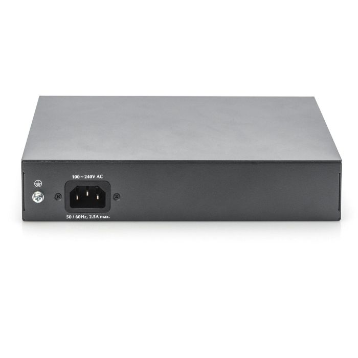 DIGITUS Switch 8-Port Gigabit 180W PoE Unmanaged schwarz 3 DIGITUS Switch 8-Port Gigabit 180W PoE Unmanaged schwarz 3