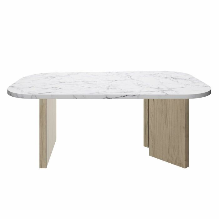 Table Basse Blanc 105 x 58 x 39 cm 3