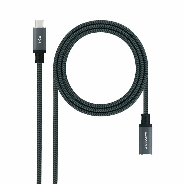 Câble USB NANOCABLE USB 3.2 GEN2x2 100W C/M-H Noir 1,5 m 7