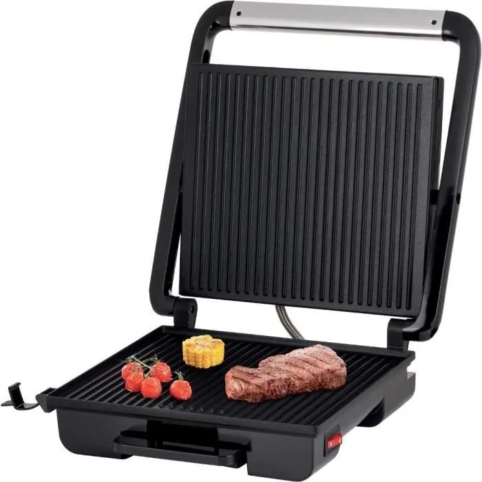 Sencor SBG 3710SS - Grill électrique antiadhésif de 29.8 x 26.8 cm, puissance 2000 W, 3 niveaux de température, avec bac d'égouttage amovible Sencor SBG 3710SS - Grill électrique antiadhésif de 29.8 x 26.8 cm, puissance 2000 W, 3 niveaux de température, avec bac d'égouttage amovible