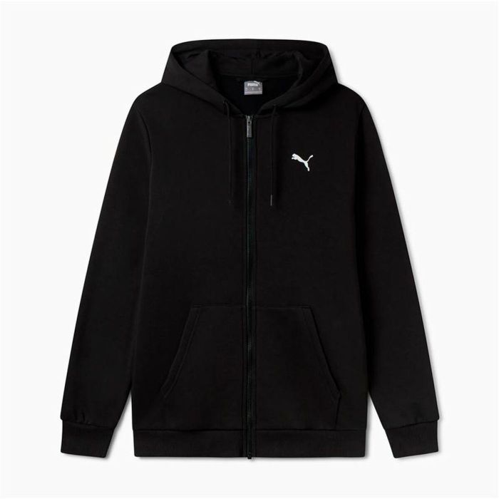 Sweat à capuche homme Puma Essentials+ Graphic Hoodie Fz Noir 0 Sweat à capuche homme Puma Essentials+ Graphic Hoodie Fz Noir 0