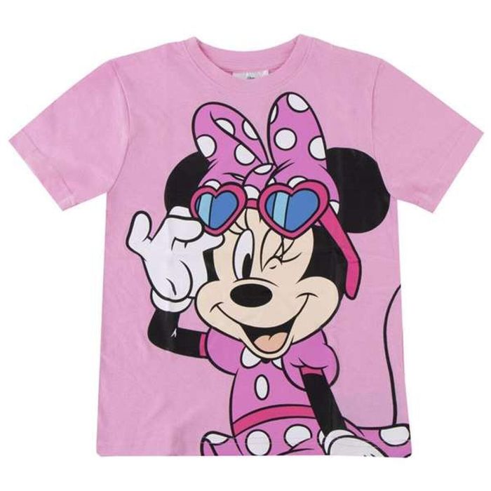 T shirt à manches courtes Enfant Minnie Mouse Rose 37 0 T shirt à manches courtes Enfant Minnie Mouse Rose 37 0