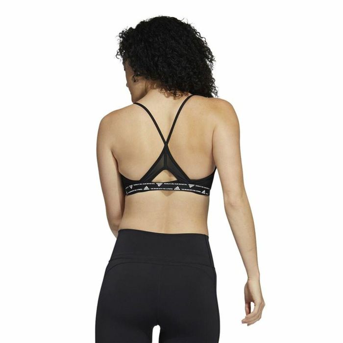 Soutien-gorge de Sport Adidas Aeroreact Noir 2 Soutien-gorge de Sport Adidas Aeroreact Noir 2