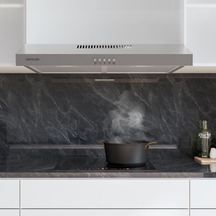 Hotte standard Cecotec Bolero Flux CM 602200 Inox B 220 m3/h Acier 1