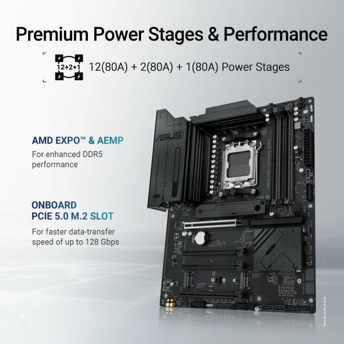 Carte Mère Asus 90MB1LY0-M0EAY0 AMD X870 AMD AM5 17