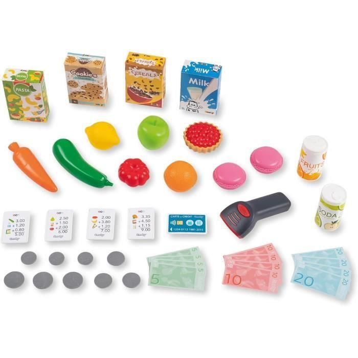 SMOBY - Marchande - Supermarché avec coin fruits et légumes- 42 accessoires inclus - Des 3 ans 1 SMOBY - Marchande - Supermarché avec coin fruits et légumes- 42 accessoires inclus - Des 3 ans 1